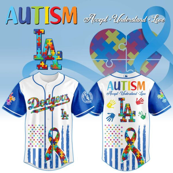 Los Angeles Dodgers × Special Autism Awareness Month Limited Edition Jersey