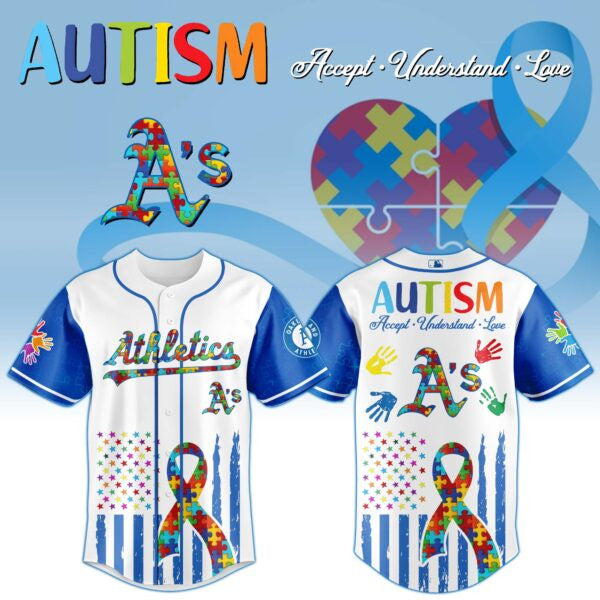 Oakland Athletics × Special Autism Awareness Month Limited Edition Jersey