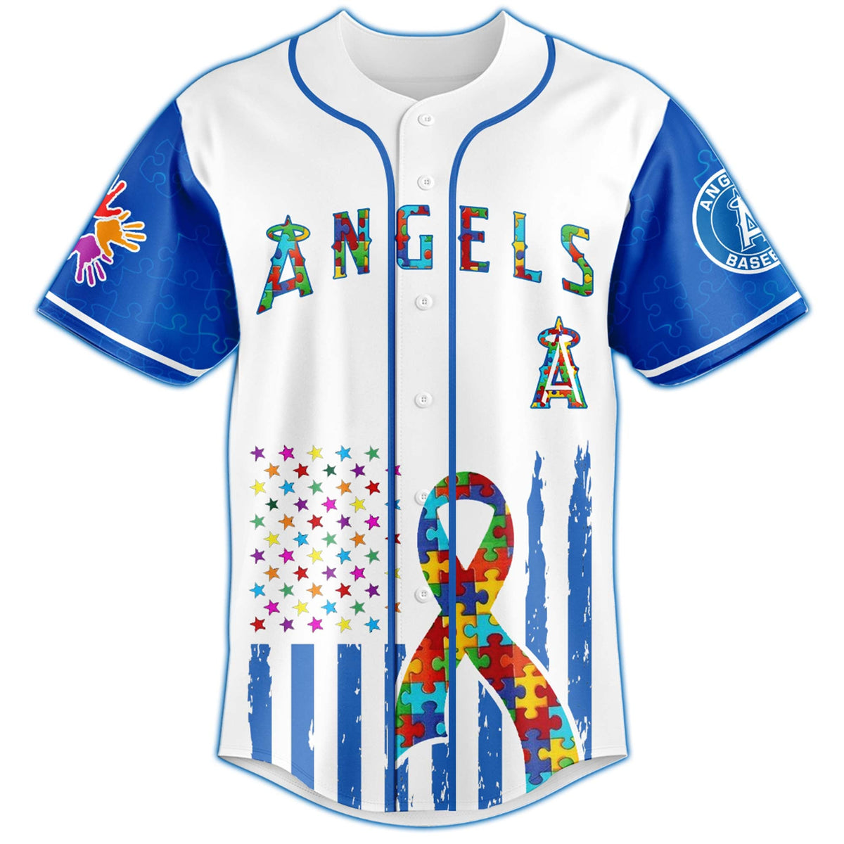 Los Angeles Angels × Special Autism Awareness Month Limited Edition Jersey