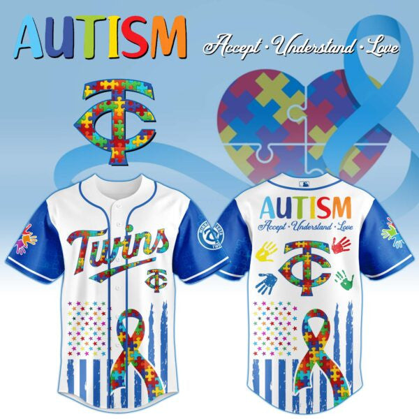 Minnesota Twins × Special Autism Awareness Month Limited Edition Jersey
