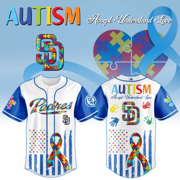 San Diego Padres × Special Autism Awareness Month Limited Edition Jersey