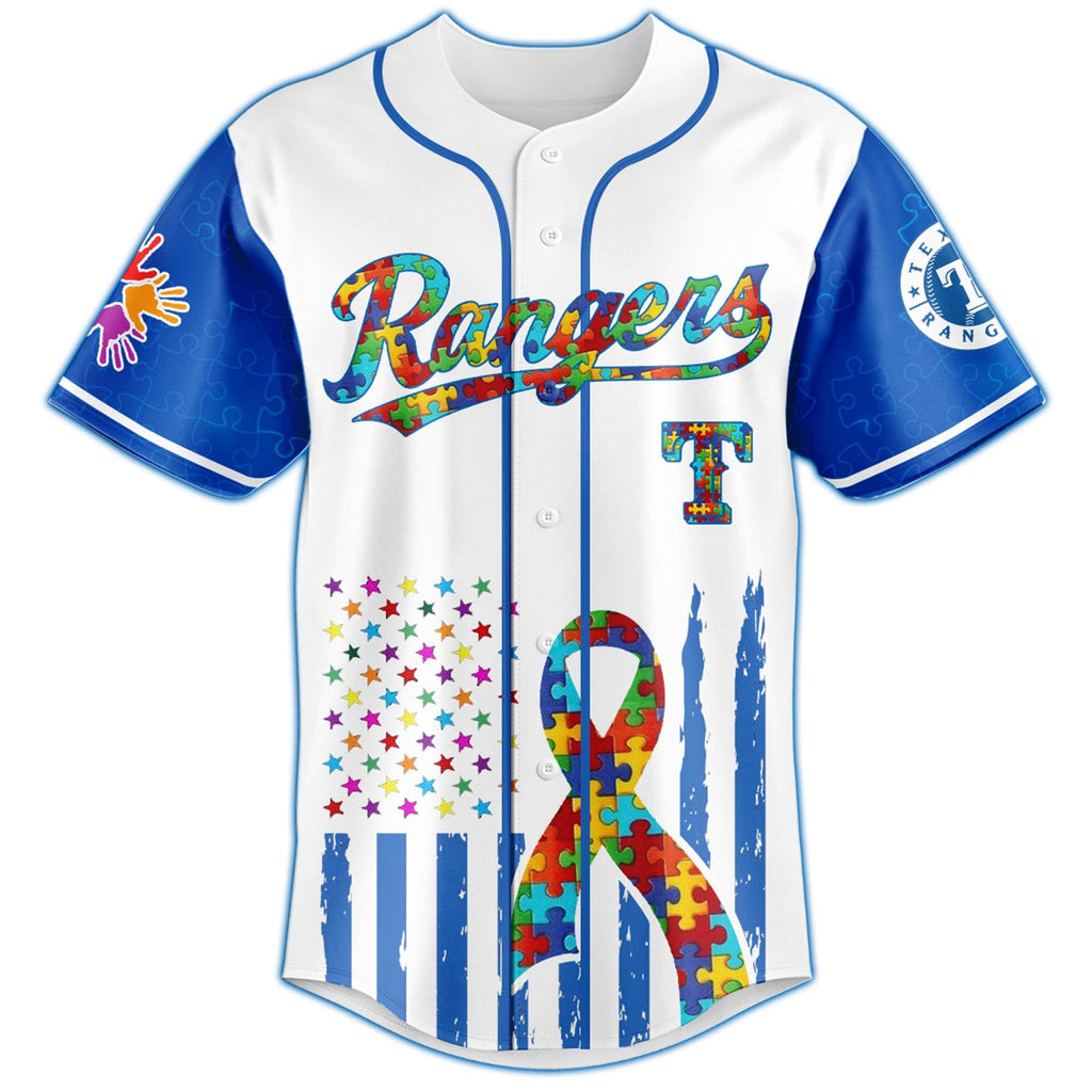 Texas Rangers × Special Autism Awareness Month Limited Edition Jersey