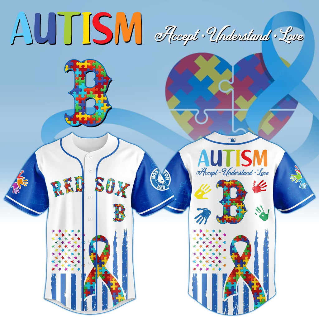 Boston Red Sox × Special Autism Awareness Month Limited Edition Jersey