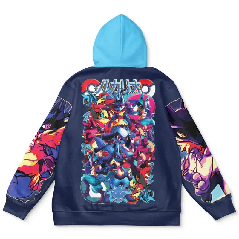 Lucario V2 Pokemon Streetwear Hoodie