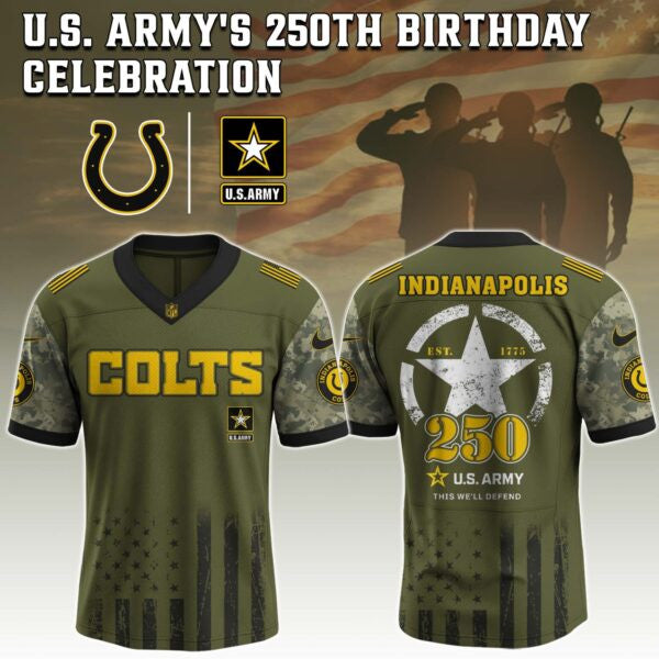 Indianapolis Colts NFL x U.S. ARMY'S 250TH Birthday Special Edition Jersey