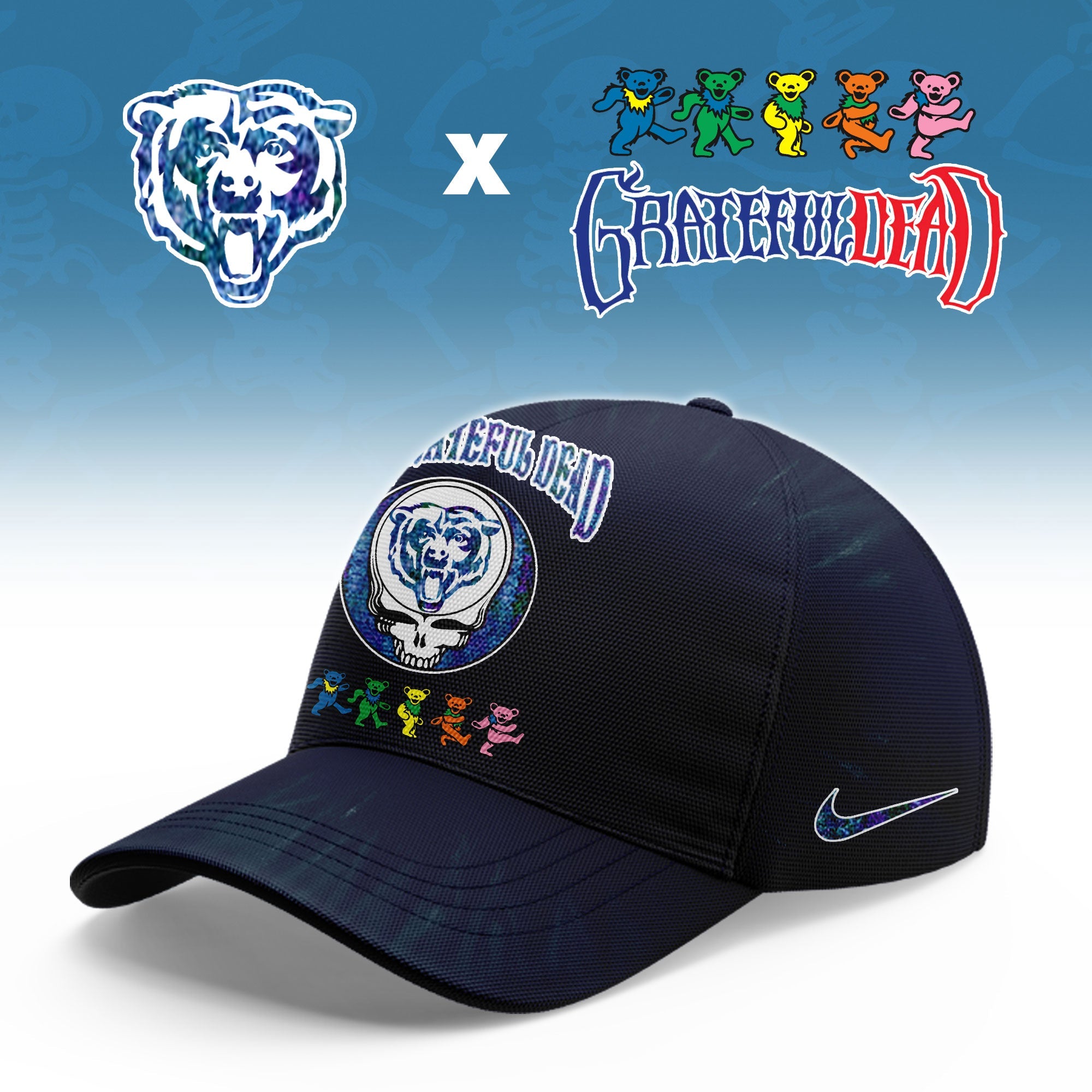 ...Chicago Bears Grateful Dead Limited Hoodie