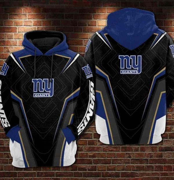 Nfl New York Giants Gm Style 3D Hoodie