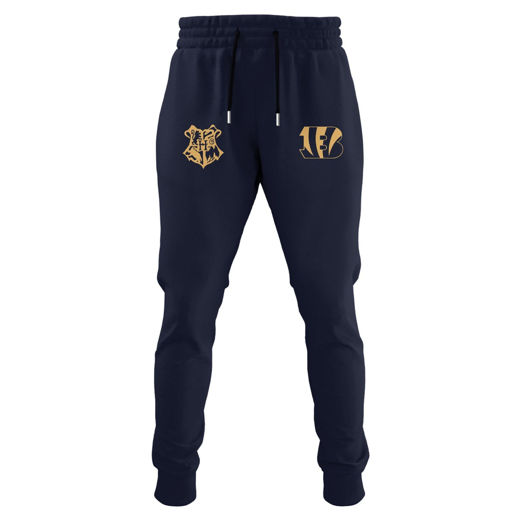 Unisex CIN Bengals x Hogwarts Enchanted Crossover Hoodie