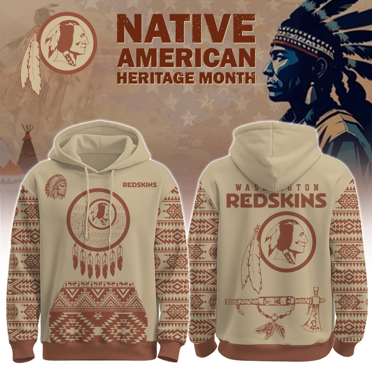 WAS Redskins Native American Heritage Month Ver 2