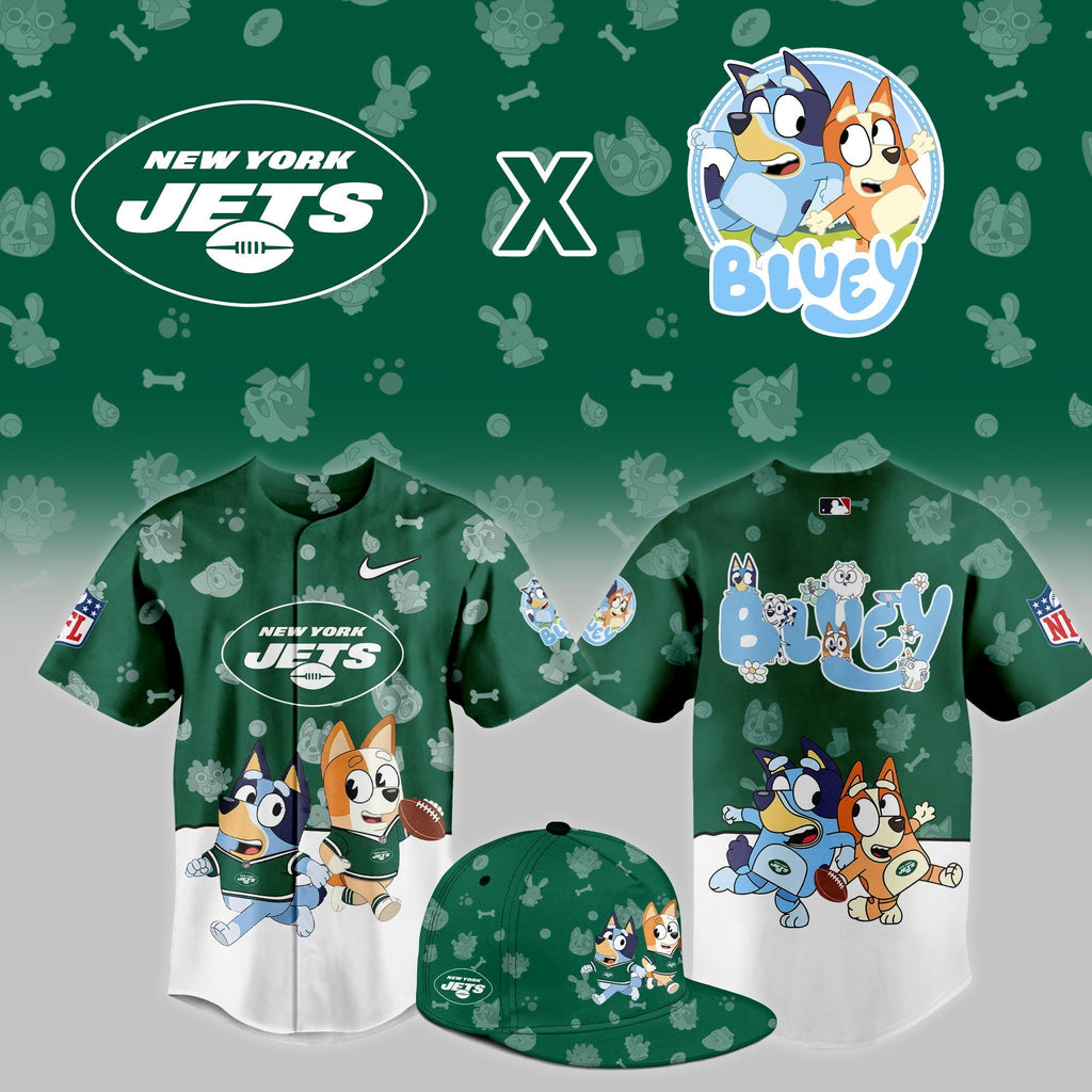 NY.Jets x Bluey Night Limited Jersey