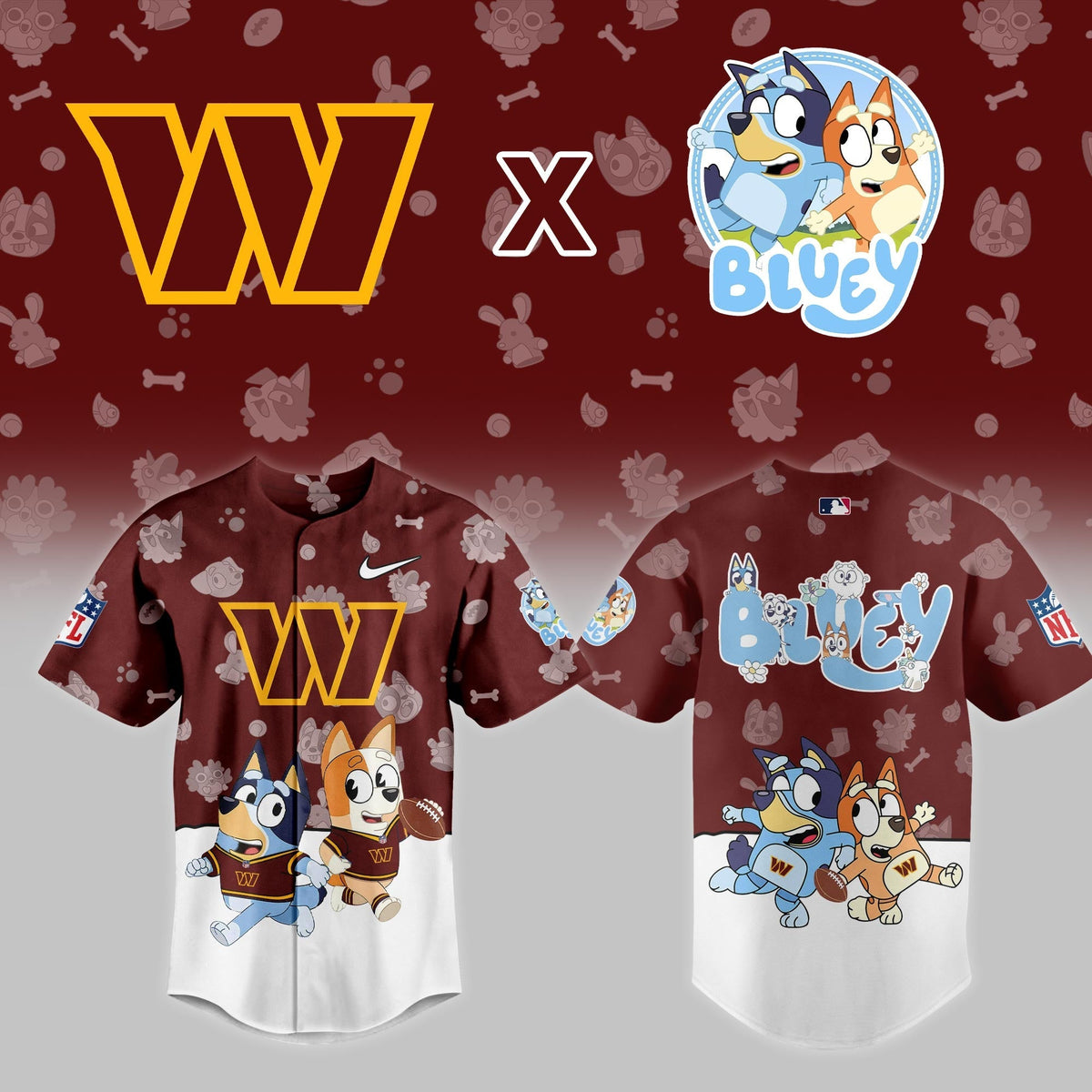 W.Commanders x Bluey Night Limited Jersey