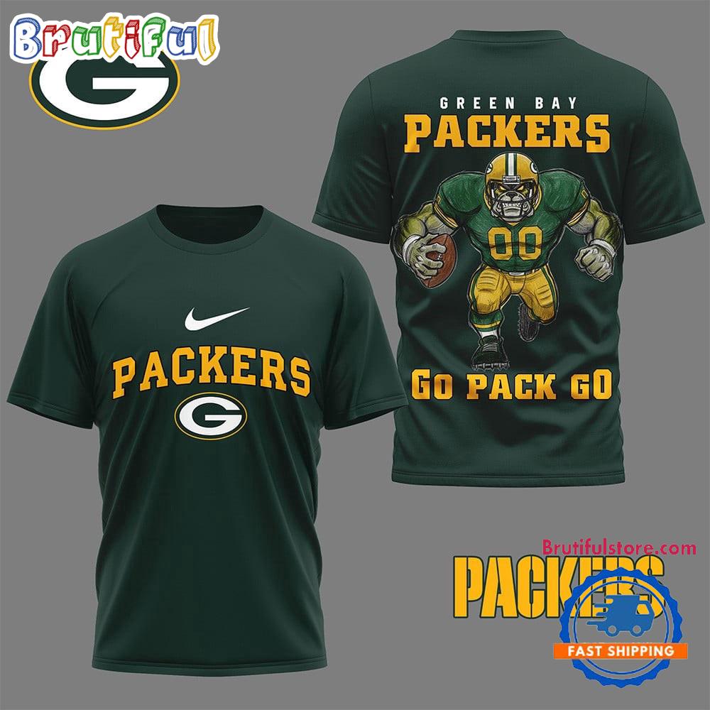 Green Bay Packers 2025 NFL Nation Gear All Over Print Shirt
